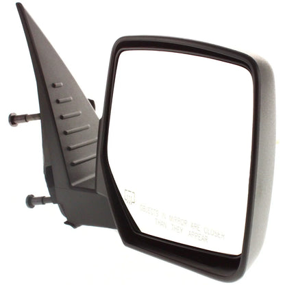 Power Mirror for Jeep Liberty (2008–2012) Passenger Side Heated Textured Black