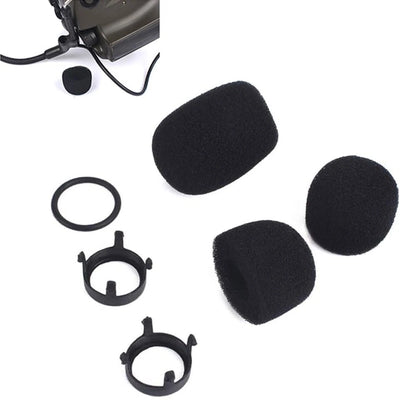 Tactical MIC Replacement Windscreen for Standard Microphone (Black)