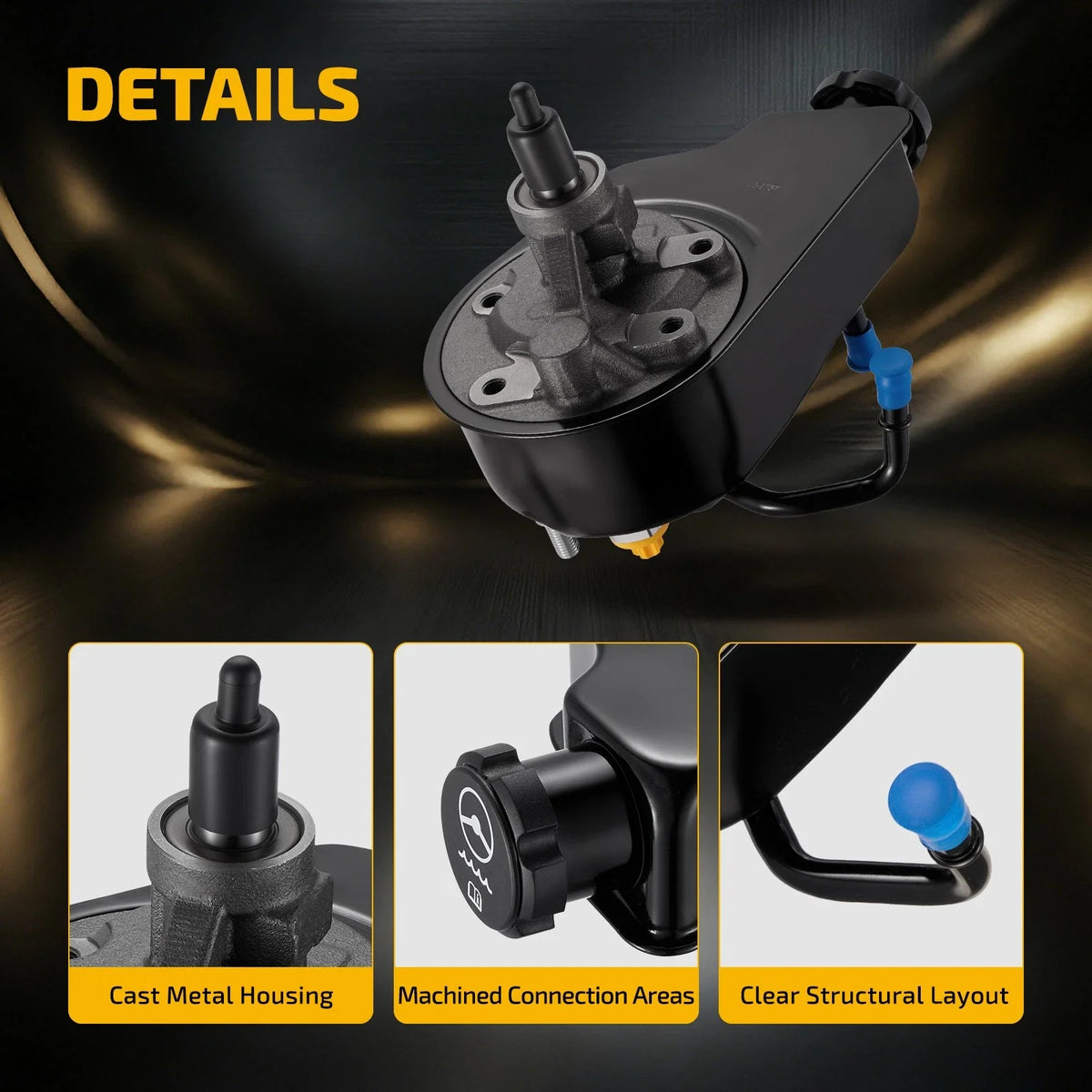 Power Steering Pump Reservoir for GMC Sierra 3500 (2001–2006) 20-8757