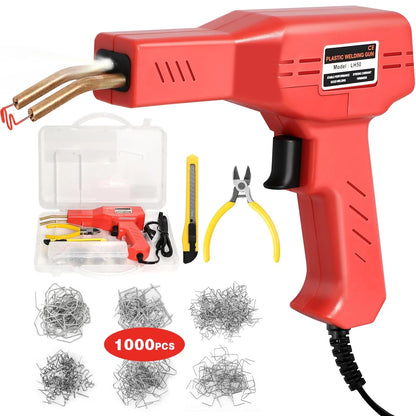 ATOLS Plastic Welder with 1000 Staples for Automotive Repairs