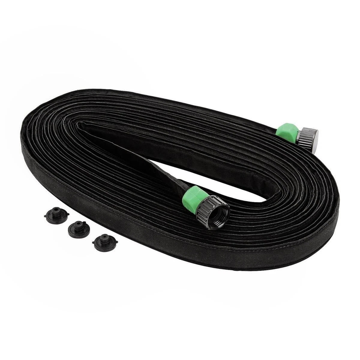 3/4" x 50' Heavy Duty Nylon Flat Rope - Dark Green/Yellow/Black