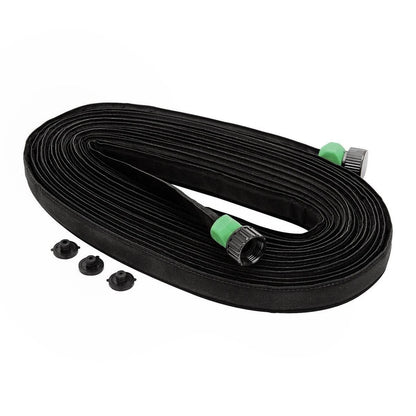 3/4" x 50' Heavy Duty Nylon Flat Rope - Dark Green/Yellow/Black