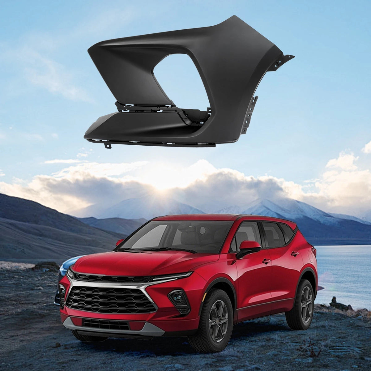 Front Left Bumper Cover for Chevrolet Blazer (2023–2025)
