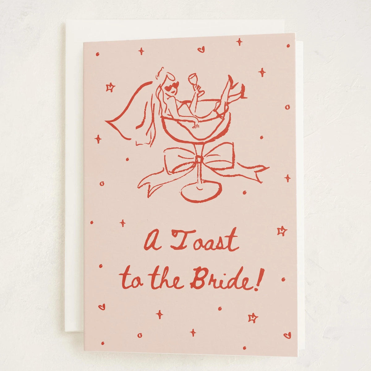 Cheers To Love Bridal Shower Card for Wedding (2023)