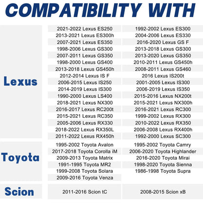 1" 5x114.3 Hubcentric Wheel Spacers Adapter for Toyota Lexus (2007–2023)