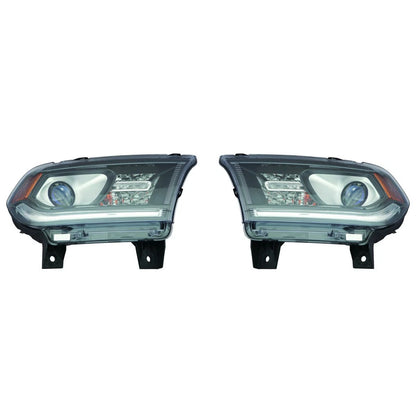 Headlight Assembly Pair for Dodge Durango (2014–2015) PLX-M0-334-1139L-AS2-CL360A55, CH2502255, CH2503255