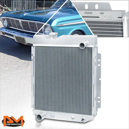 3-Row Aluminum Cooling Radiator for Ford Mustang 1965-1966, Mercury Comet 1964-1965