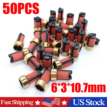 50 PCS Fuel Injector Micro Basket Filter for Toyota Denso (ASNU003)