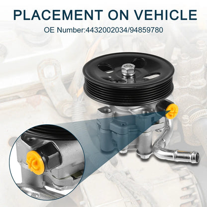 Power Steering Pump with Pulley for Chevrolet Prizm (1998–2002) No. 94859780