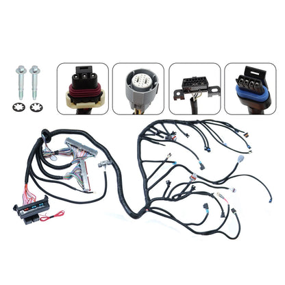 LS1-4L60E Wiring Harness for LS Swaps (1997–2006) Rubber, Metal, Plastic