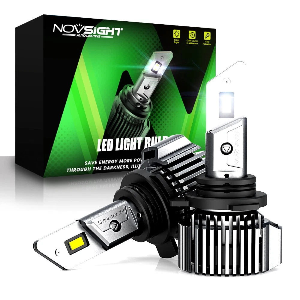 2X NOVSIGHT 9012 LED Headlight for Ford Taurus (2013–2019) Edge (2011–2014)