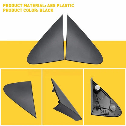 2pcs Side View Mirror Fender Trim Corner Cover for Toyota Corolla (2008–2013)