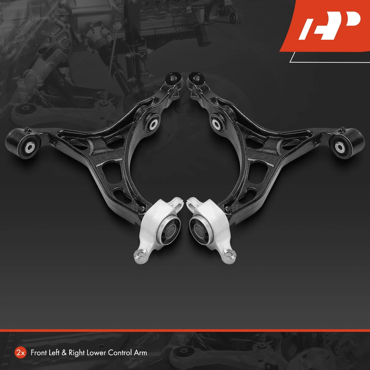 2X Front Lower Control Arms for Jeep Grand Cherokee (2011–2015)