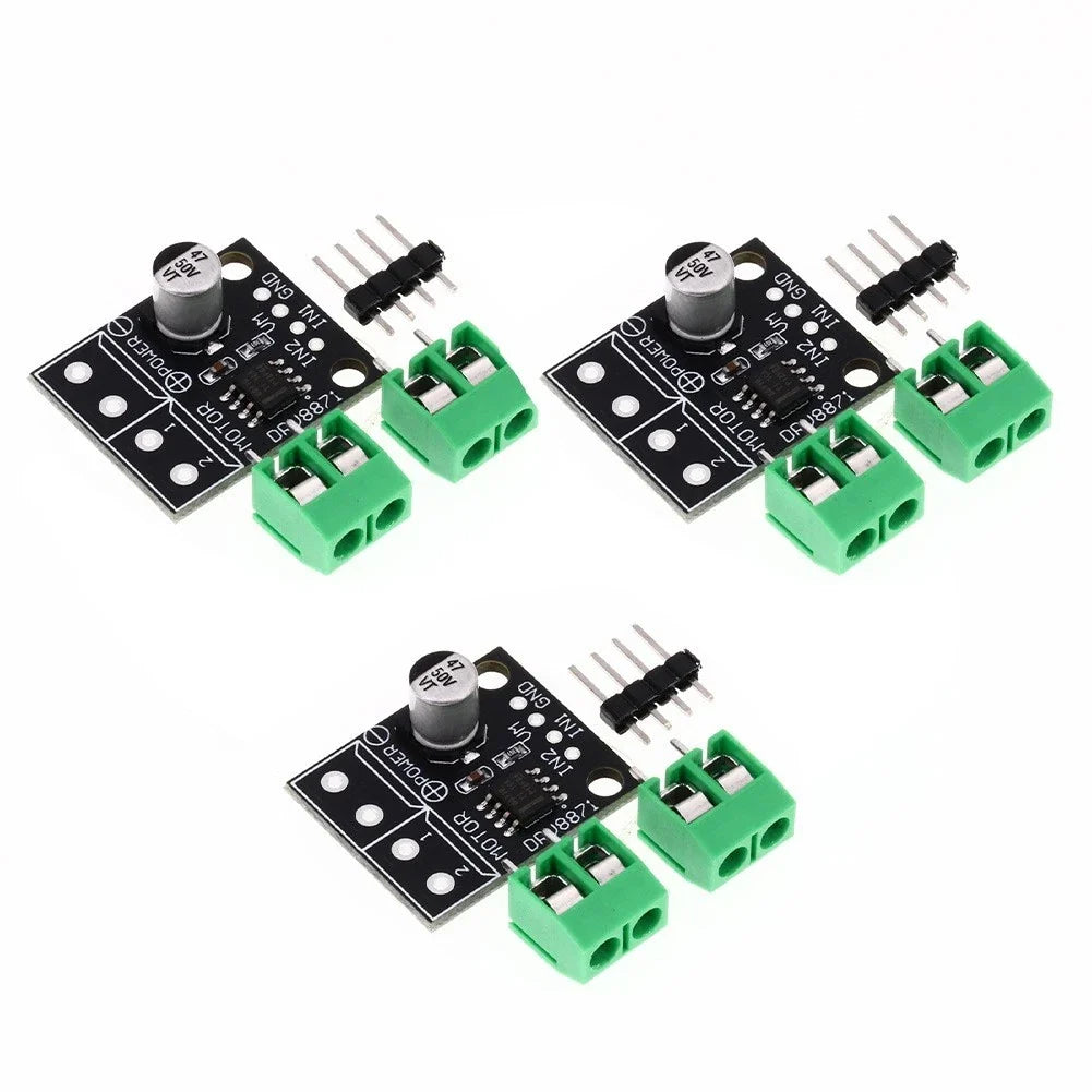 3X DRV8871 Motor Driver Board with UVLO and Thermal Shutdown for