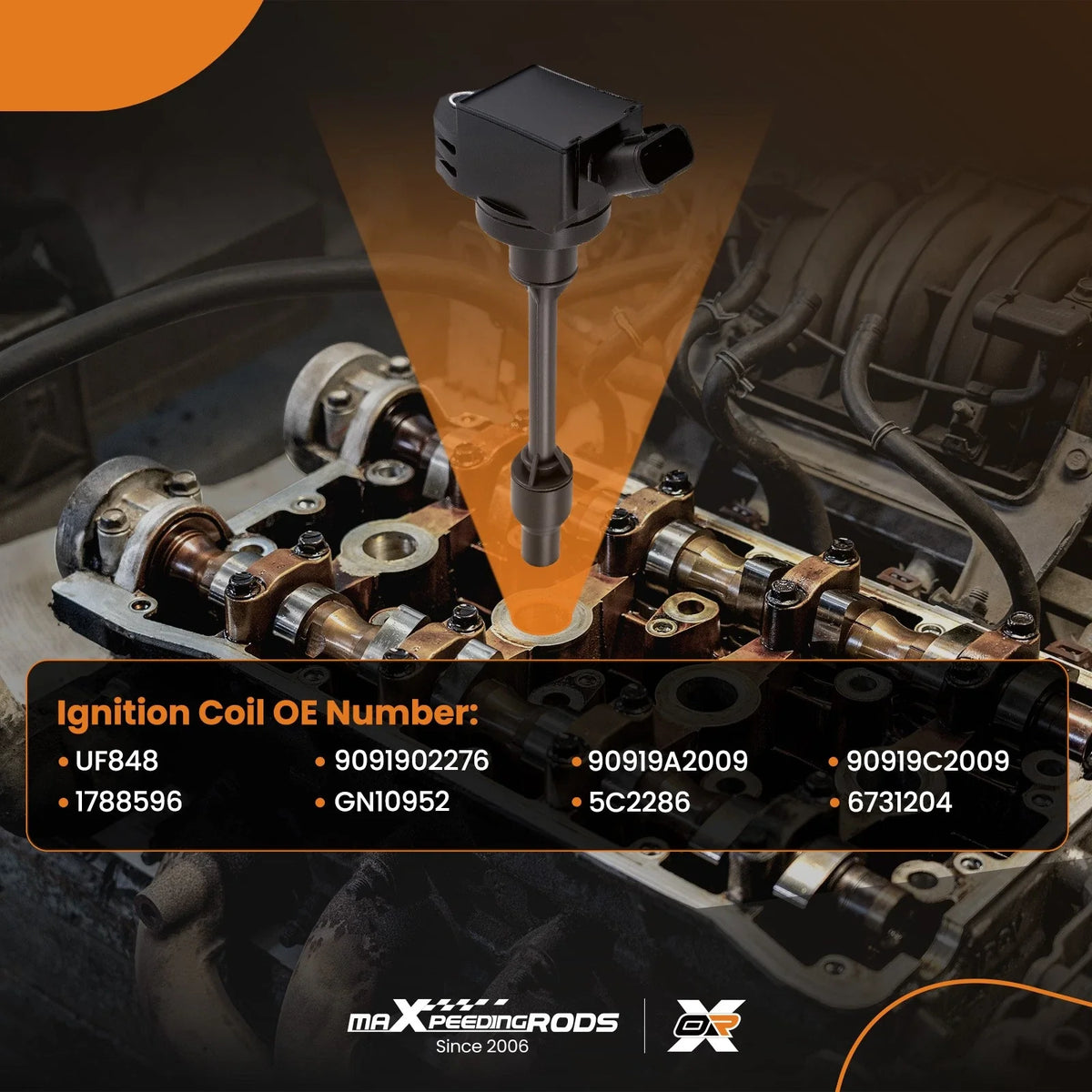 Ignition Coil Pack Set for Toyota Corolla Camry 2018–2021 2.5L (90919C2009–UF848)