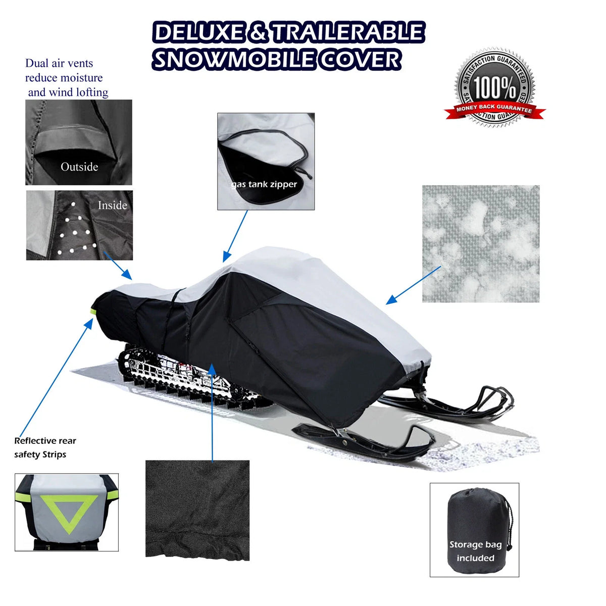 Heavy Duty Snowmobile Cover for Polaris Indy Lite (1990–1998)