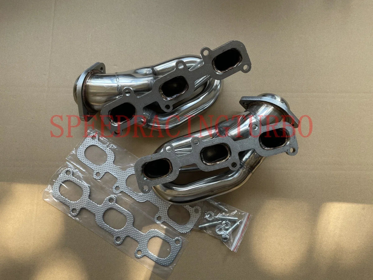 Stainless Steel Shorty Manifold Header for Ford Mustang 3.7L V6 (2011–2015)