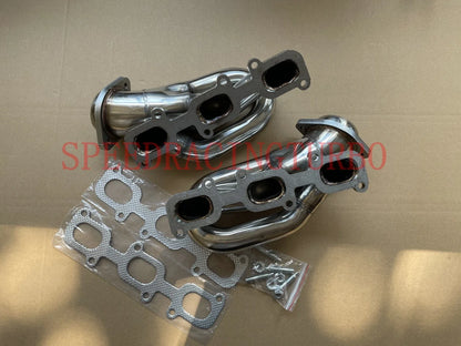 Stainless Steel Shorty Manifold Header for Ford Mustang 3.7L V6 (2011–2015)