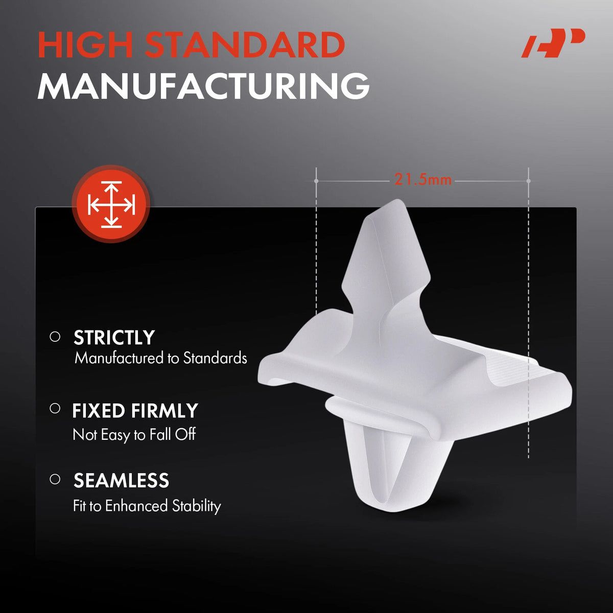 30Pcs Nylon Molding Fastening Clips for Mercedes (0019884981, 001-988-49-81, 21433)