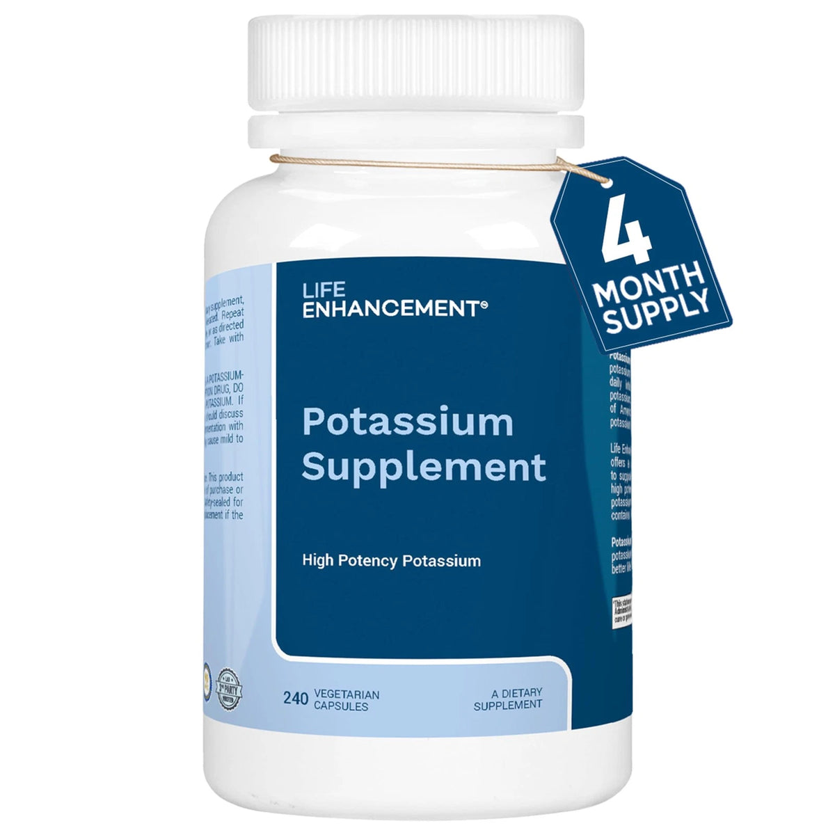 1020 mg Potassium for Life Enhancement (240 Count)