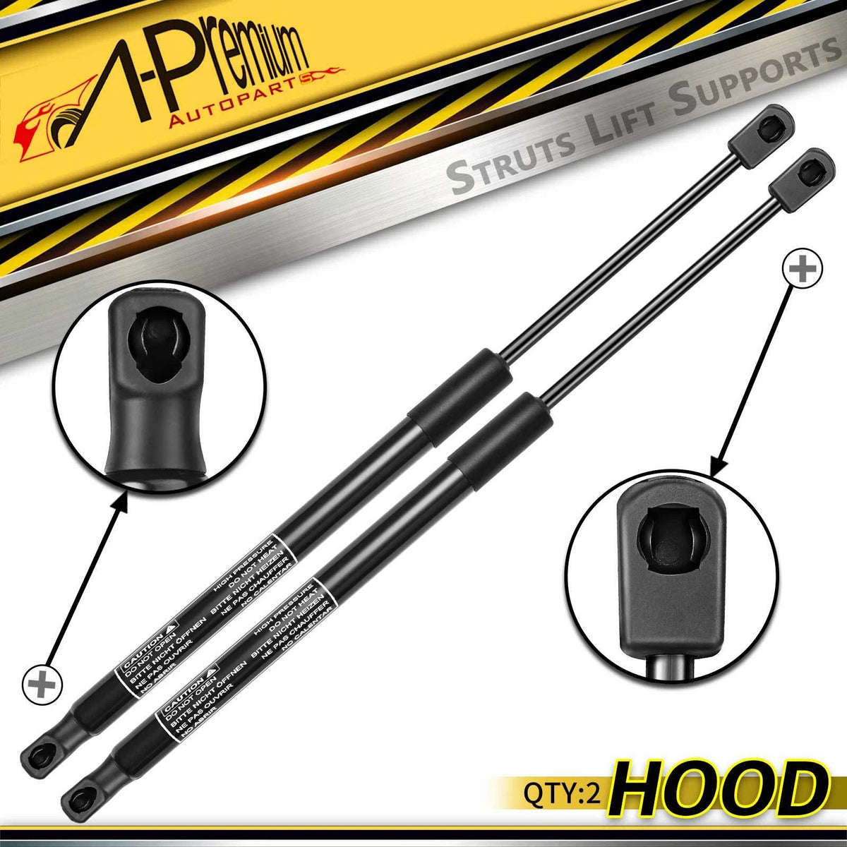 2X Rear Tailgate Lift Support Shock Struts for Ford Windstar (1999–2003) XF2216406A10A, XF2Z16406A11AA, XF2Z16406A10AA