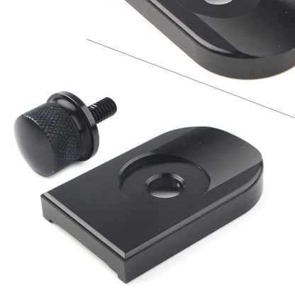 Rear Fender Seat Bolt Screw Nut Tab Cover for Harley Touring (1996–2023) Black