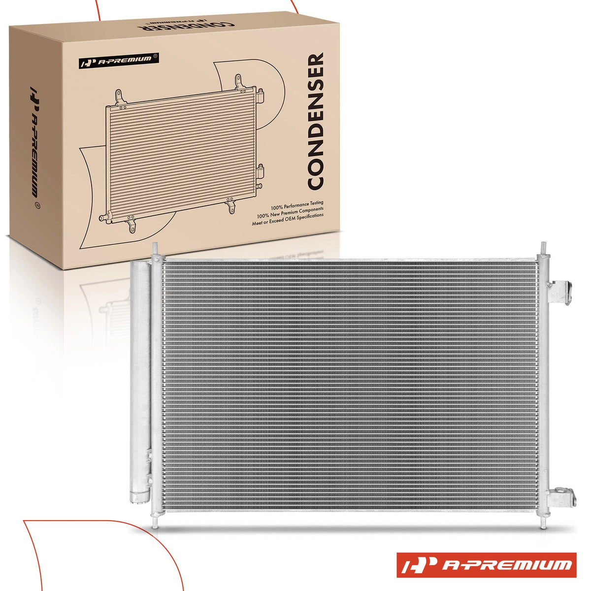 A/C Condenser with Bracket & Drier for Chevrolet City Express (2015–2018) 19316996, 921003LM0A, 4291