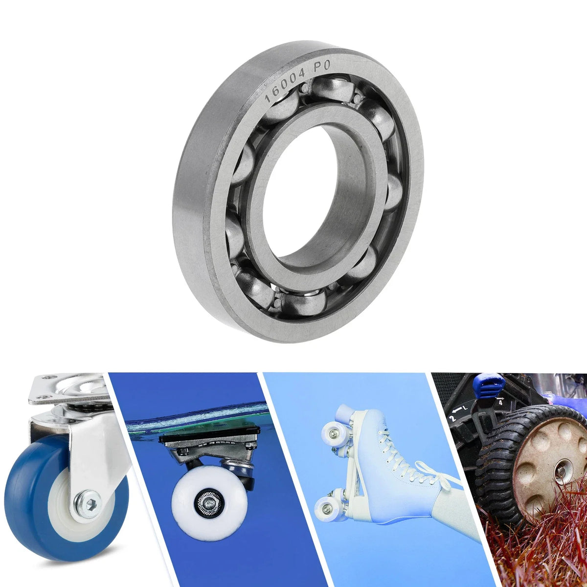 Deep Groove Ball Bearing P0 for Scooter Skateboard Wheel (20x42x8mm)