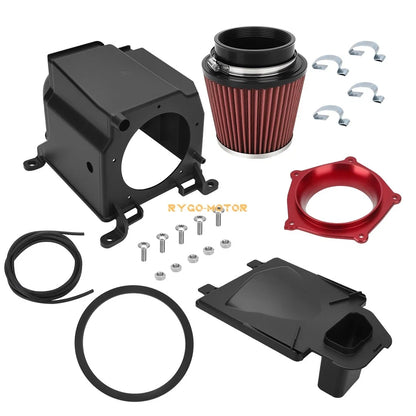 Air Filter Intake Holder Adapter w/ Air Box Assembly for Yamaha YFZ450 (2004–2013)