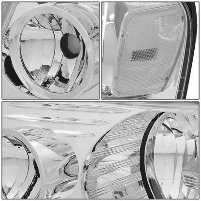 Factory Style Headlights for Ford F-150 Lincoln Mark LT (2004–2008) Chrome/Clear