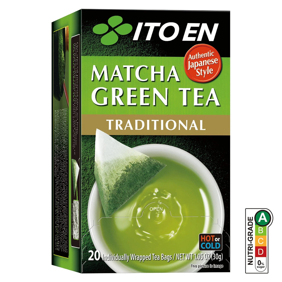 Matcha Green Tea Bags for ITO EN (20 Count)