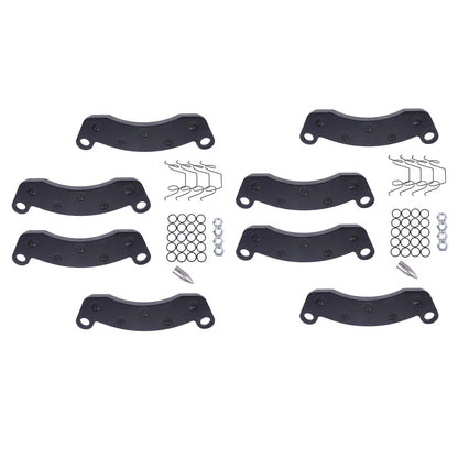 8 Brake Pad Kit for K71-180-00, TW-7020M (10K-12K Axle) Semi-Metallic