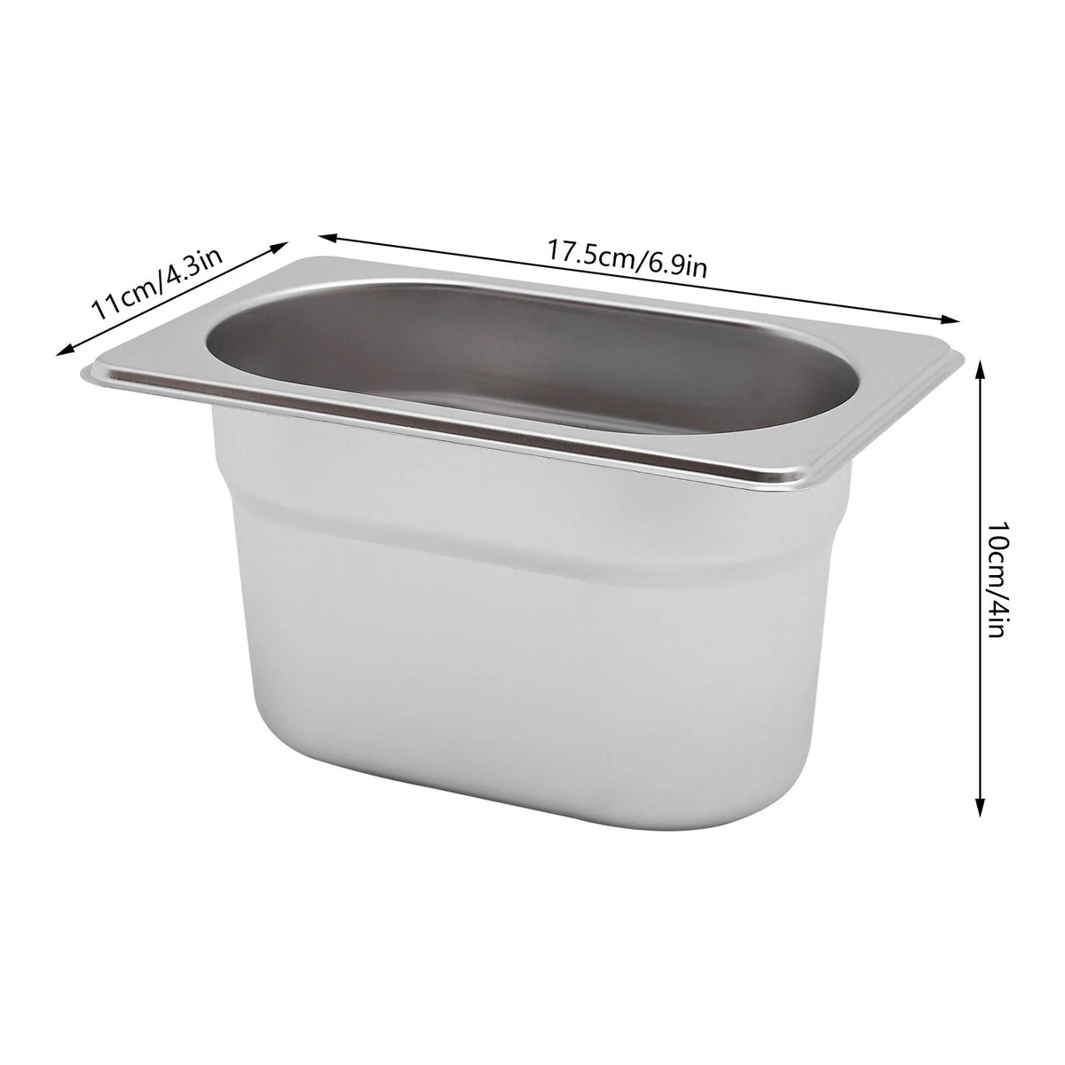 10 pcs Stainless Steel Steam Table Pan for Catering