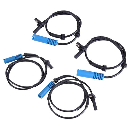 Set of 4 ABS Wheel Speed Sensors for BMW E90 E91 325xi 328xi 335i xDrive (2006–2013)
