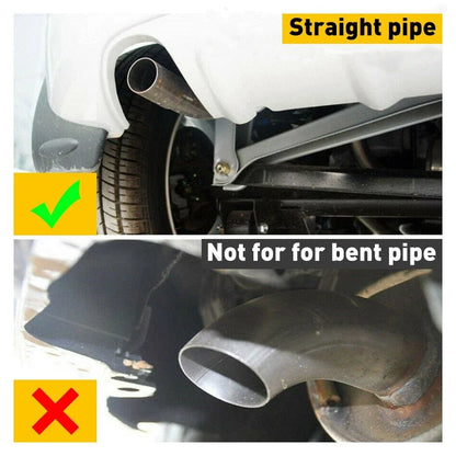 Universal Black Stainless Steel Exhaust Pipe Tail Muffler Tip