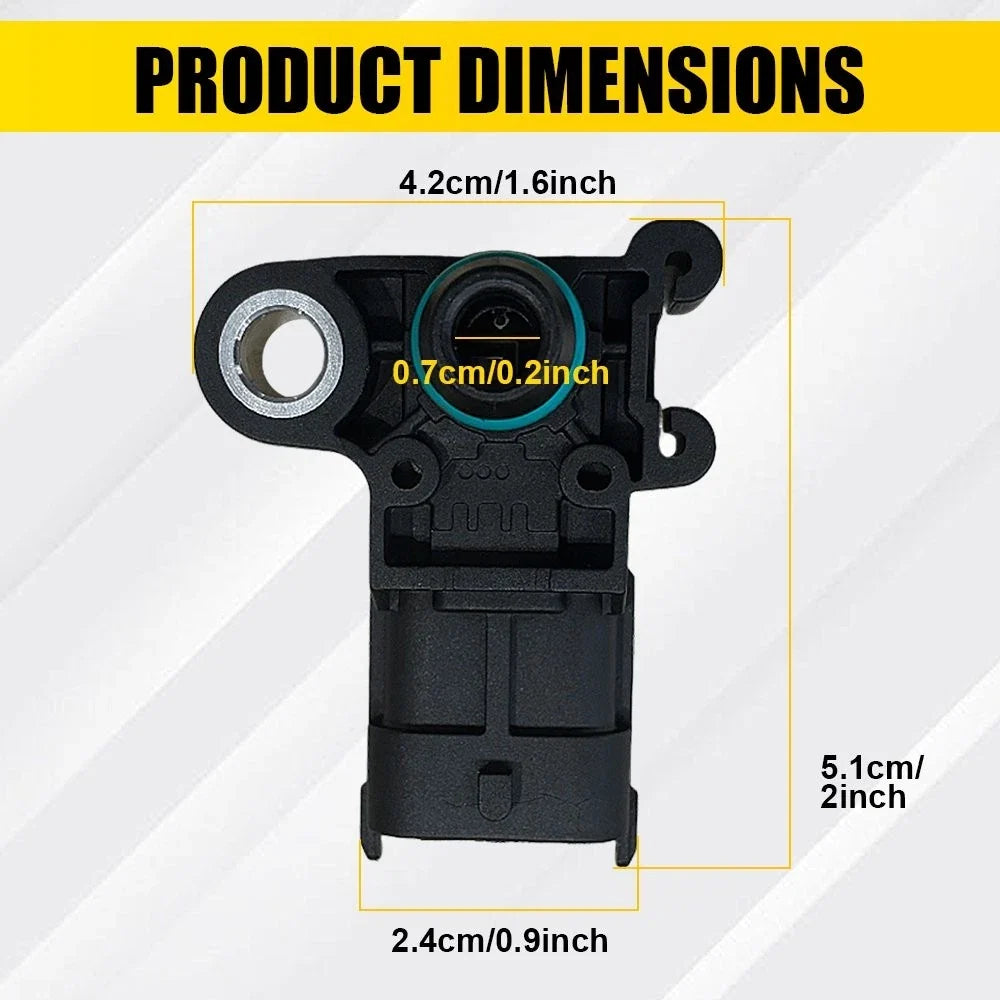 MAP Sensor for Chevrolet Cruze Trax Buick Encore (2011–2017) 55567257 12592525 EPY