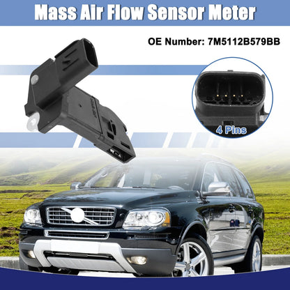 Mass Air Flow Meter Sensor for Ford C-Max (2007) No.7M5112B579BB
