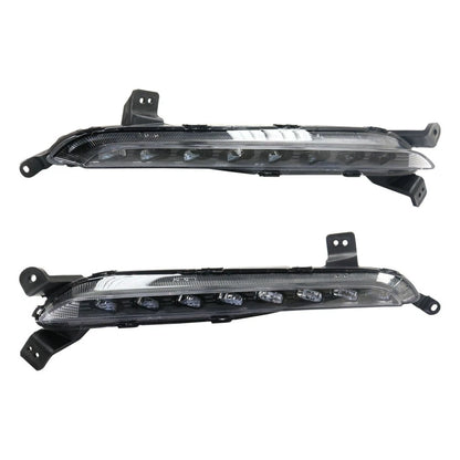 Set of 2 Daytime Running Lights for Hyundai Sonata (2016–2017) LLX-PAIR-HY2562101OE-CL360A70, HY2562101