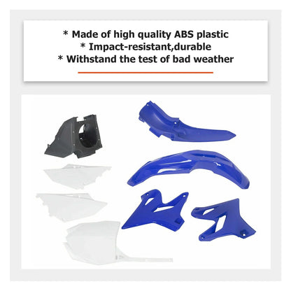Restyle Plastics Kit Set of 4 for Yamaha YZ125 YZ250 (2002–2020) Blue