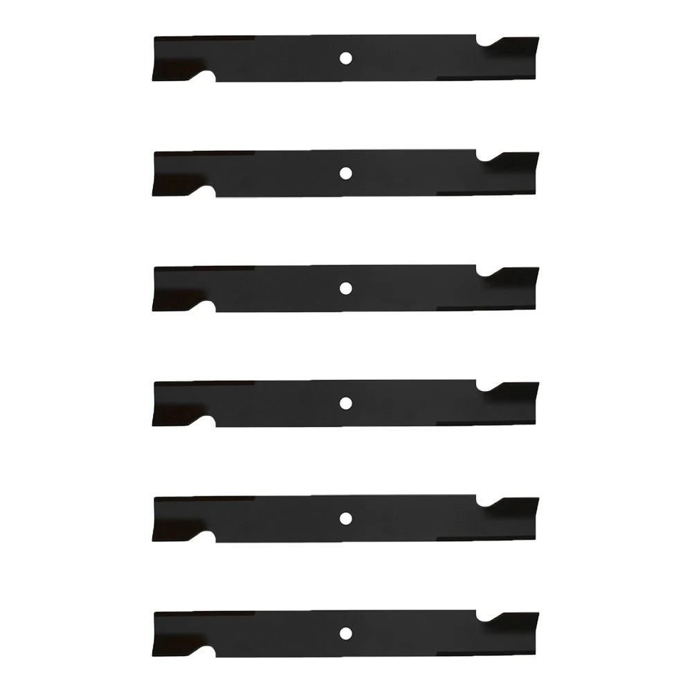 6X Notched High Lift Mower Blade for Gravely (Fits 025124)
