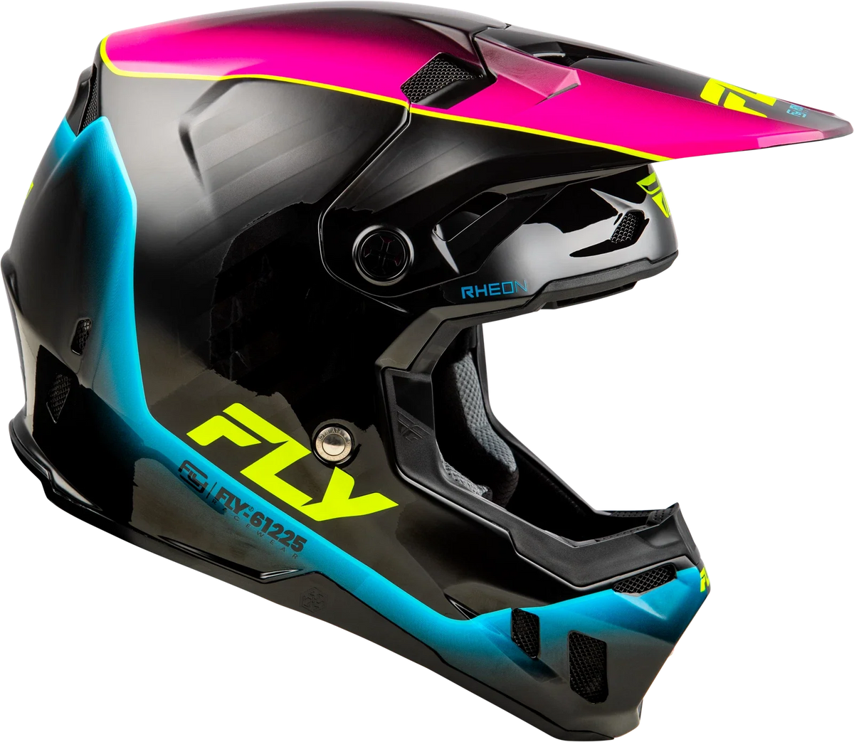 Fly Racing Formula CC Underglow Helmet for Offroad Riding (XS)