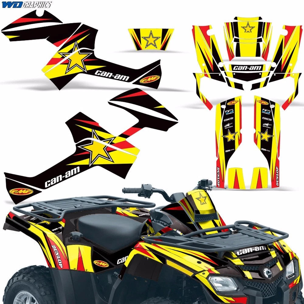 Graphic Decal for CanAm Outlander EFI 500/650/800/1000 (2006–2011)
