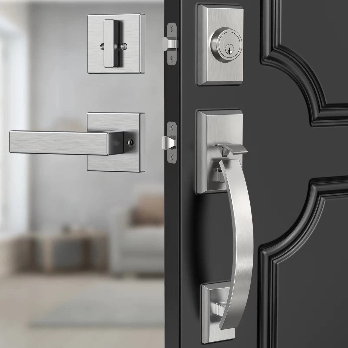 Front Door Lock Set for
