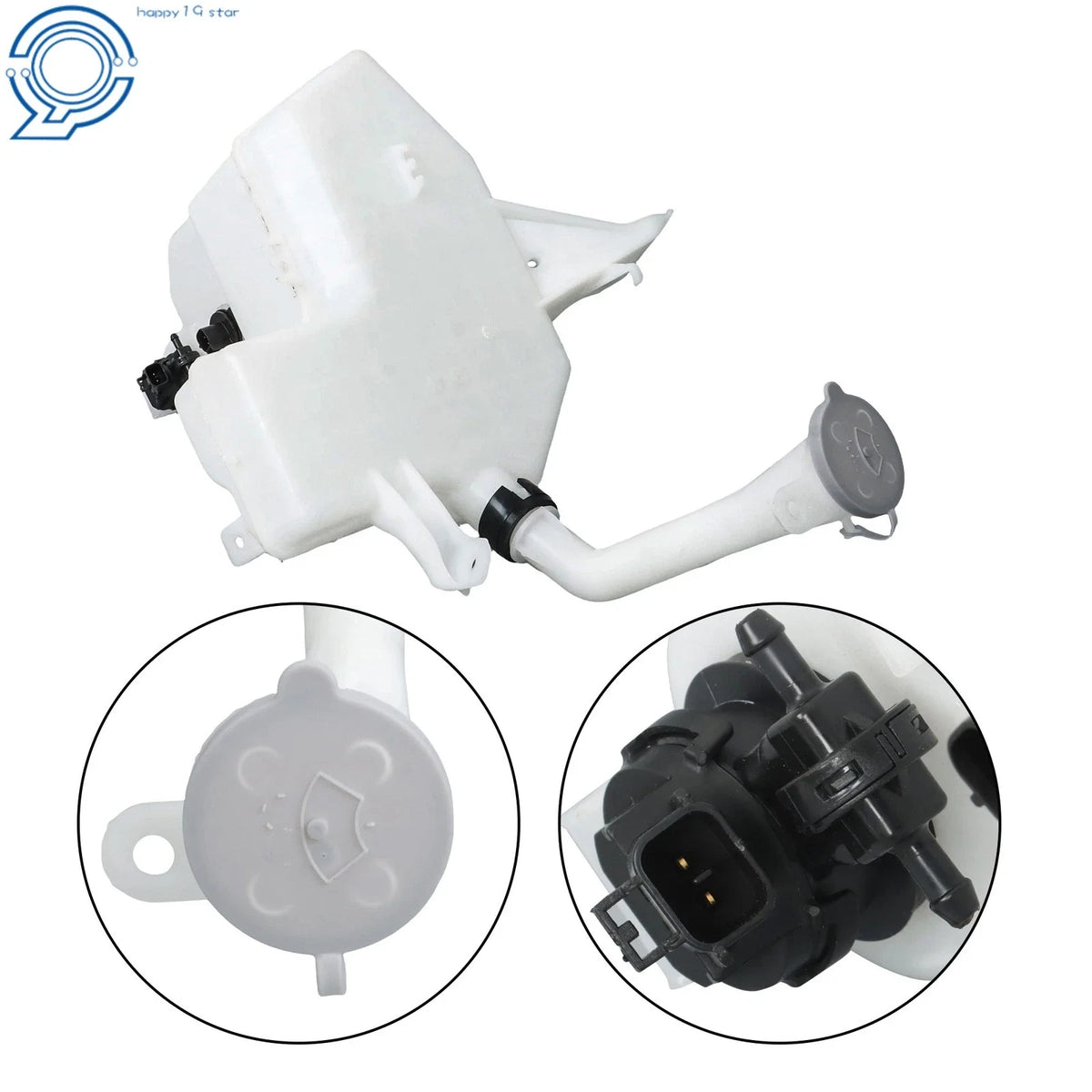 Windshield Washer Reservoir Expansion Tank with Pump for Nissan Murano (2019–2024)