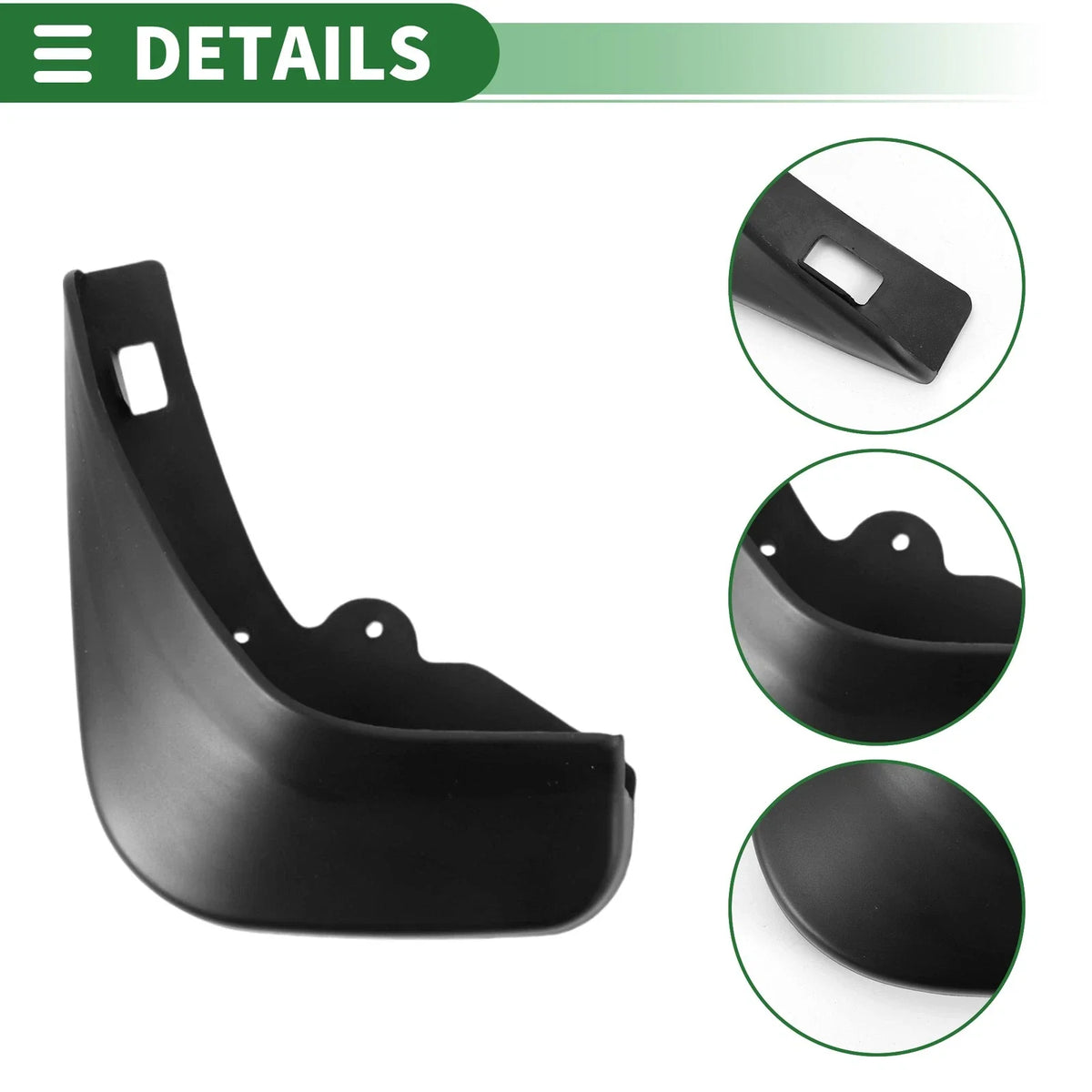 Mud Flaps Splash Guards for Ford Focus Hatchback (2009–2011) W/ Mounts