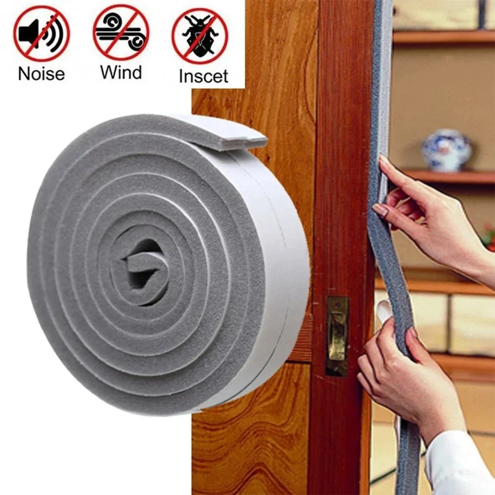 2X Sponge Sealing Strips for Sliding Doors (2cm x 2m)