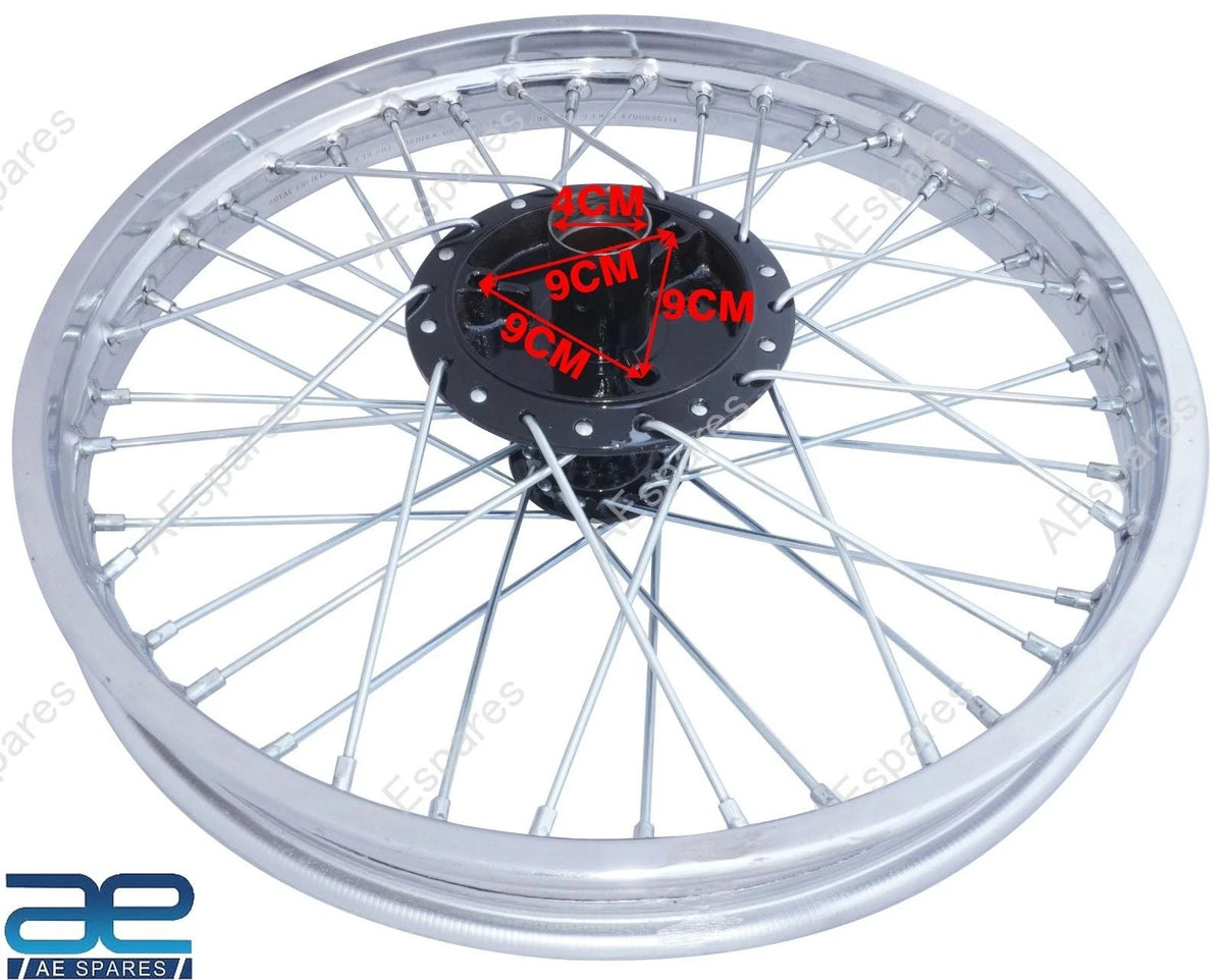 19" Rear Spoke Wheel Rim with Hub for Royal Enfield BSA