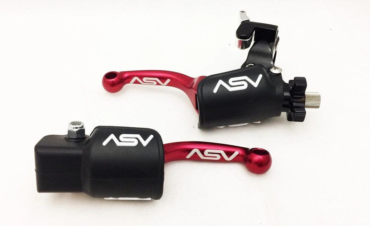 ASV F3 Shorty Front Brake Clutch Perch Levers for Kawasaki KX 250F 450F (2006–2023)