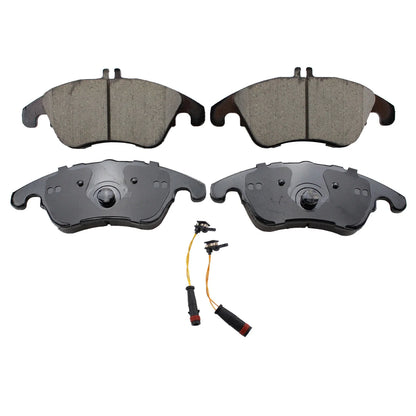 Set of 4 Akebono Euro Ceramic Front Disc Brake Pads for W204 W205 C218 W212 W213