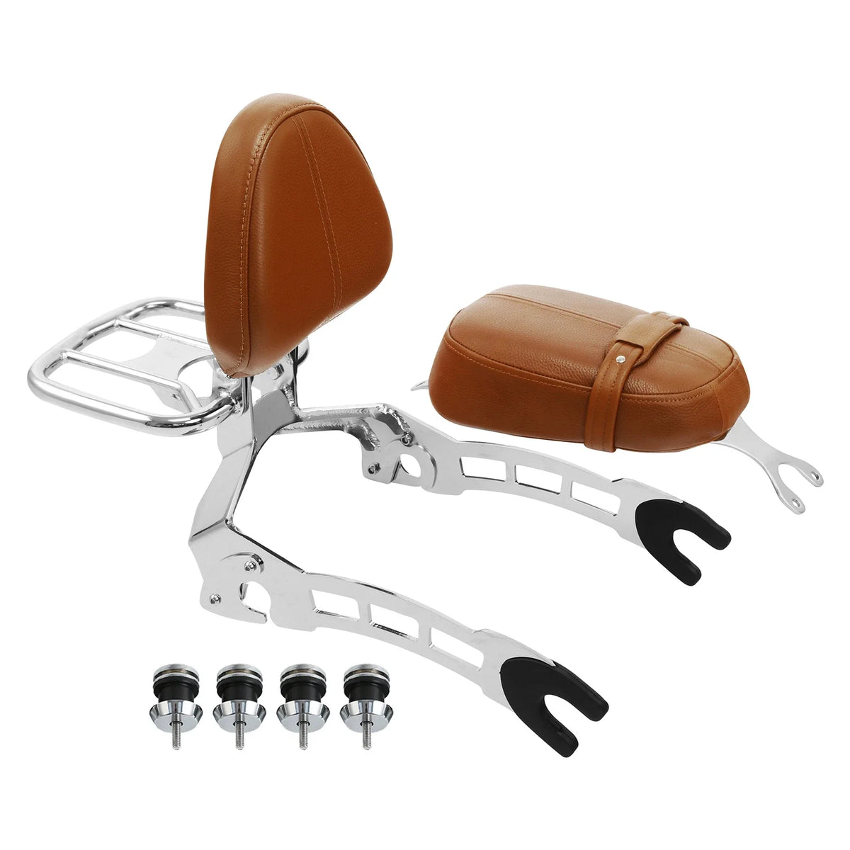 Passenger Sissy Bar Luggage Mount Kit & Pillion Seat for Indian Scout Sixty (2016–2024)